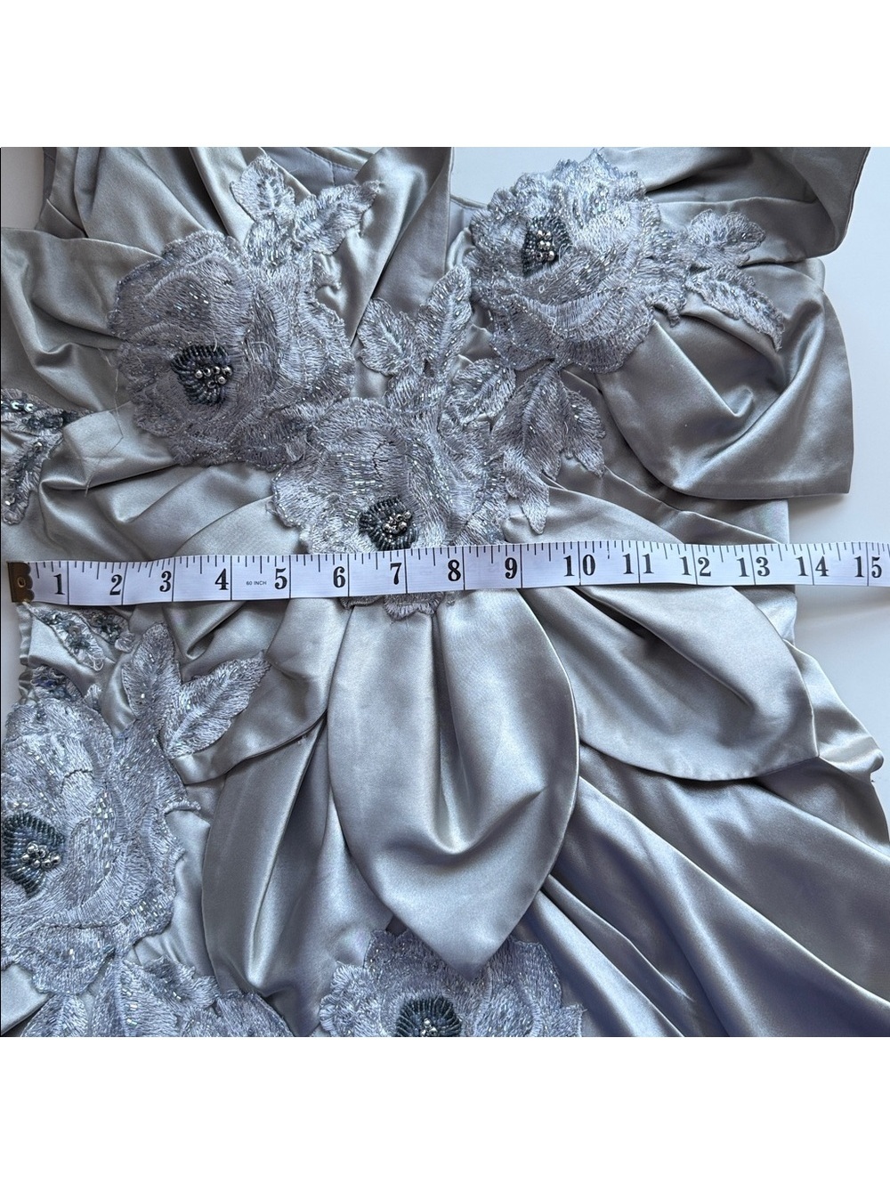 RARE One-of-a-Kind "Lisbon" Handmade Gown/Wedding - Picture 13 of 15